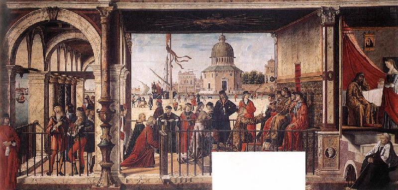 CARPACCIO, Vittore Arrival of the English Ambassadors g